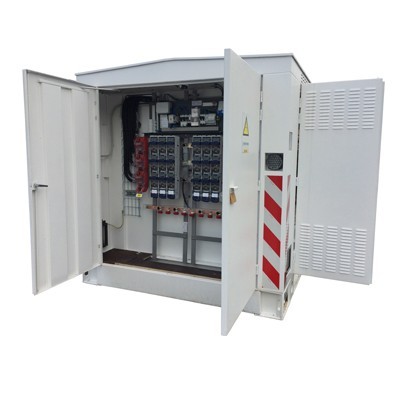 Compact high voltage shelters